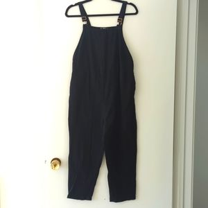 Cropped Jumpsuit Black